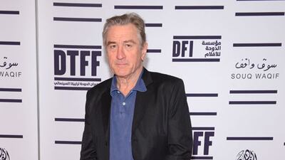 Robert De Niro on the red carpet for the festival's opening ceremony on Saturday night. Courtesy: Doha Film Institute