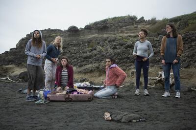 'The Wilds' sees a group of teenage girls stranded on an island after their plane crashes, with no sign of civilisation in sight. Courtesy Amazon Studios