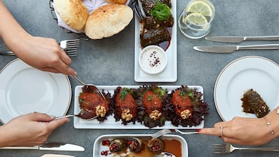 The authentic Syrian dishes at Sah El Nom are generously portioned and made for sharing