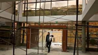 The Sheikh Khalifa bin Zayed Hospital in Shebba Farms, Lebanon, is just 500 metres from the border with Israeli-occupied Golan Heights.