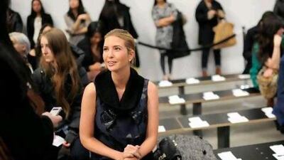 Ivanka Trump attends the Kimberly Ovitz fall 2012 fashion show during Mercedes-Benz Fashion Week at Pace Gallery on February 9, 2012 in New York City. Jemal Countess / Getty Images / AFP