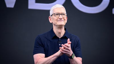 Apple chief executive Tim Cook will hand over the reins to John Ternus in September. AFP
