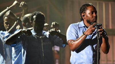 Kendrick Lamar won five Grammys last year. Robyn Beck / AFP Photo