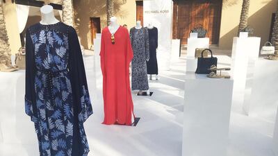 Michael Kors unveiled its Middle East-exclusive kaftans earlier this week. Courtesy of Michael Kors