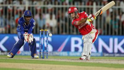 Glenn Maxwell is the flagbearer of Kings XI Punjab so far this season. Pawan Singh / The National