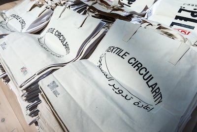 Residents are urged to take part in the Naseej project to reduce waste clothing in the UAE. Victor Besa / The National