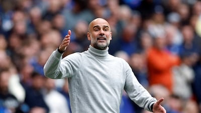 Manchester City manager Pep Guardiola has been with the club 10 years. PA