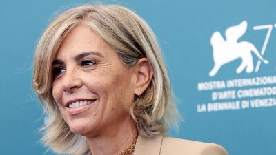 Orizzonti jury member Francesca Comencini attends the photocall at the 77th Venice Film Festival on September 2, 2020 in Venice, Italy. Getty Images