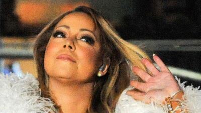 Mariah Carey's New Year's Eve performance at New York's Times Square was plagued by technical difficulties. Stephanie Keith / Reuters