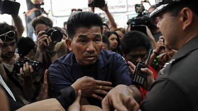 Because protesters blocked candidate registration in some districts, parliament will not have enough members to convene. AFP