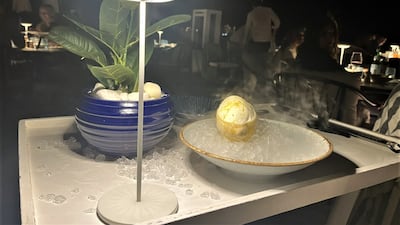 A standout dish is il limone dessert (Dh65). Bo Jablonski for The National