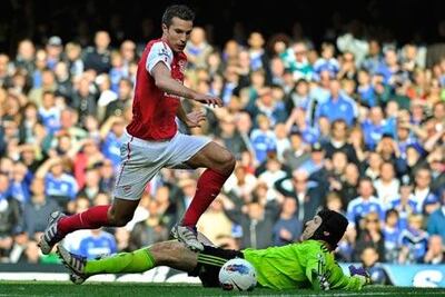 Robin van Persie became a highly popular player among Arsenal fans before his shock move to their rivals. Reuters