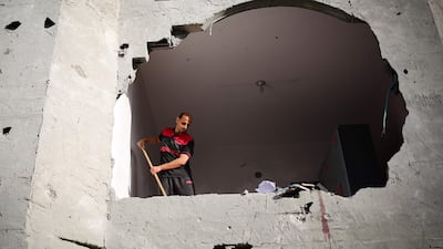 The aftermath of Israeli bombing in Rafah. The use by the military of AI systems to target Hamas has come under question. AFP