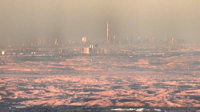 Rashid Abdulla Aziz Al Shehhi, an Emirati firefighter used a Nikon Coolpiz P900 to capture the footage. Courtesy of Rashid Abdulla Aziz Al Shehhi