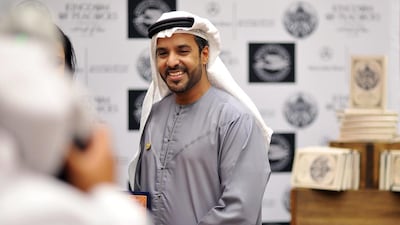 Emirati writer Fadel Al Mheiri. Delores Johnson / The National