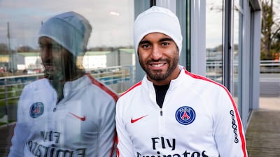 Lucas Moura fell down the pecking order at Paris Saint-Germain, which prompted his move to Tottenham. Geoffroy van der Hasselt / AFP