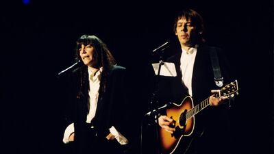 Patti Smith with Fred Sonic Smith.