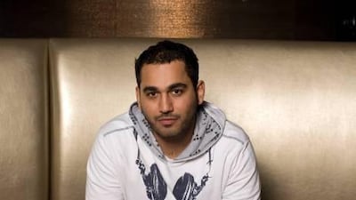 Marwan Parham, otherwise known as DJ Bliss, at Club Etoiles in the Emirates Palace.