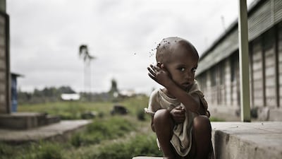 Half the world’s population lives under the poverty line, which varies from country to country. Jose Cendon / AFP