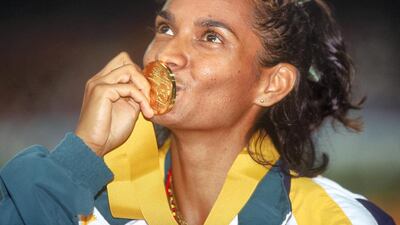 Nova Peris (Australia). The Olympic gold medal-winning hockey player-turned-sprinter was elected to the Australian Senate in 2013. Allsport