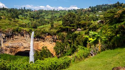 Sipi Falls in the Mount Elgon national park, Uganda. Getty