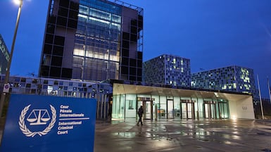 The International Criminal Court in The Hague, the Netherlands. AP