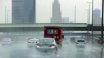 Tailgating continues to be a problem on UAE roads. Jaime Puebla / The National