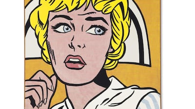 Roy Lichtenstein (1923-1997) painted Nurse in 1964. Courtesy Christie's Images Ltd