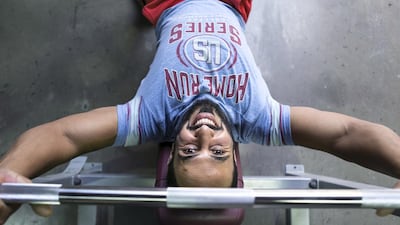 “We just wanted to offer people a nice space to train, a friendly place,” says Abdulaziz Al Tayer. Reem Mohammed / The National