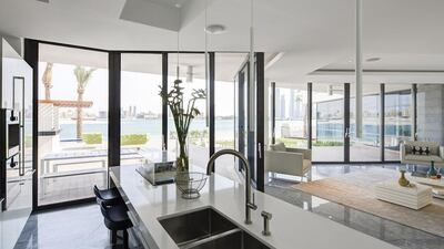 The accommodation includes five large bedrooms including a gym (full en-suite and sauna) which could be used as a sixth; private cinema, two family rooms, modern kitchen, service kitchen and staff room with private entrance. Courtesy Knight Frank