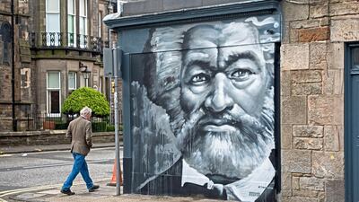 A British mural depicting Frederick Douglass. The former slave and abolitionist was one of the inspirations behind Black History Month. Photo: Alamy