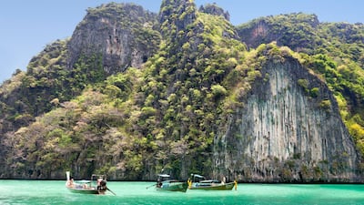 The tranquil island of Phang Nga Bay. Getty