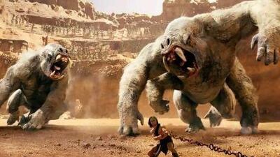 The actor Taylor Kitsch as John Carter.