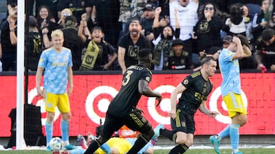Gareth Bale celebrates after scoring the equalising goal. AP