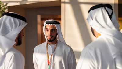 Sheikh Mohamed bin Khalifa Al Nahyan at the Abu Dhabi Grand Prix. Ryan Carter / Presidential Court