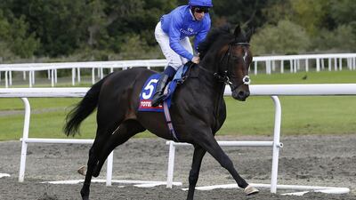 Wiliam Buick rides Jack Hobbs to the win at Kempton Park on September 05, 2015 in Sunbury, England. Next stop for the Godolphin horse may be the Prix de l'Arc de Triomphe at Longchamp outside Paris. Alan Crowhurst / Getty Images