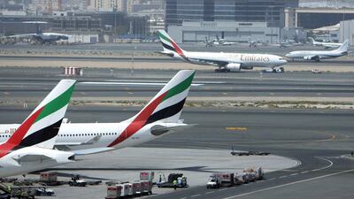 Emirates aims to cash in on the US’s high-yielding corporate traffic and to challenge US airlines such as American and United. Karim Sahib / AFP