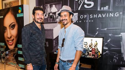 Actor Bassem Samra, left. Courtesy GCA