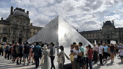 The Louvre museum in Paris is getting ready to reopen to visitors. AFP
