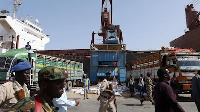 DP World signed a $442 million agreement with the Government of Somaliland in 2016 to develop and operate a regional trade and logistics hub at the Port of Berbera. Pawan Singh / The National