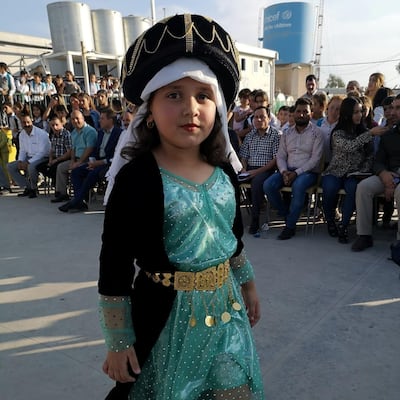 A Yazidi girl. AMAR