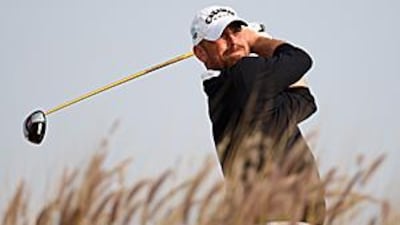 Thomas Bjorn, pictured during the Qatar Masters last week, will be back in action in the Dubai Desert Classic this week.
