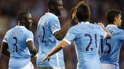 Yaya Toure was in fine form during Manchester City's opening Premier League game, scoring twice at West Brom. Darren Staples / Reuters