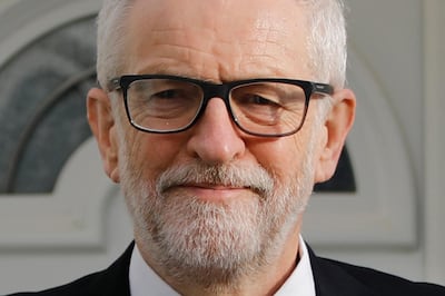 Labour leader Jeremy Corbyn after his humiliating defeat at the polls last Thursday. Tolga Akmen / AFP