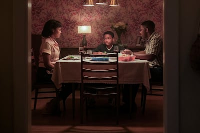 Stephen Rider, right, says the show draws from the racial tension of 1960s America. Photo: HBO