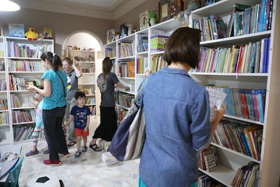 There is plenty of room for browsing and reading at Books and More. Courtesy Salah Malkawi for The National