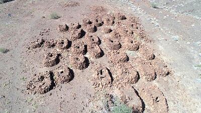 A new archaeological site containing a burial consisting of 45 tombs and a settlement dating back to the beginning of the Iron Age has been discovered in North Al Sharqiyah