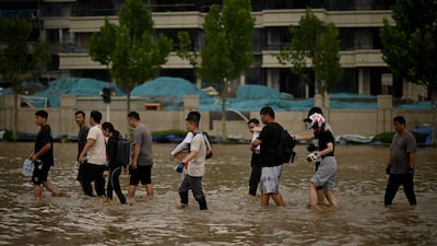 Heavy rain was expected on Thursday in parts of Henan as well as neighbouring Hebei province..