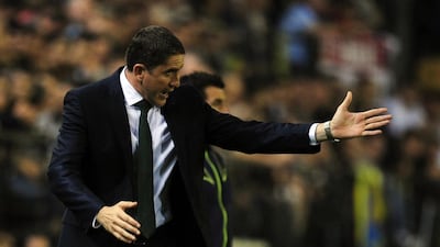 Spaniard Juan Carlos Garrido shown during a match in 2011, then as manager of Villarreal. Javier Soriano / AFP