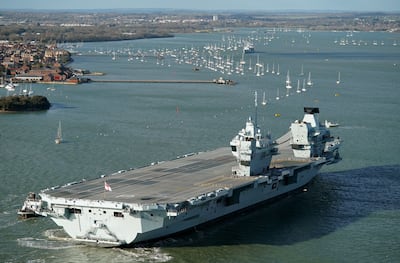Royal Navy aircraft carrier HMS Prince of Wales. PA